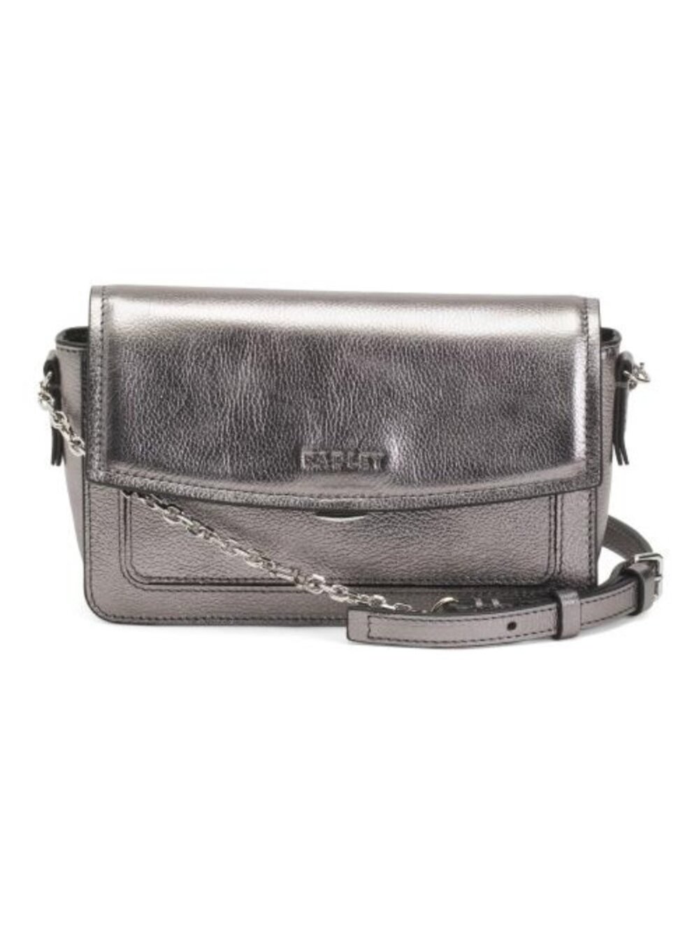 RADLEY LONDON Leather Albert Road Metallic Mini Flapover Crossbody